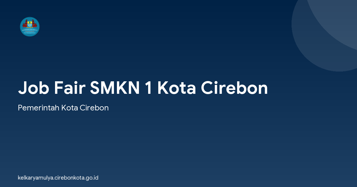 Job Fair SMKN 1 Kota Cirebon