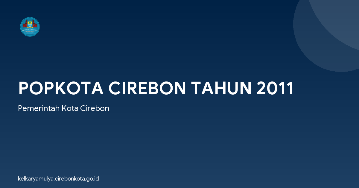 POPKOTA CIREBON TAHUN 2011