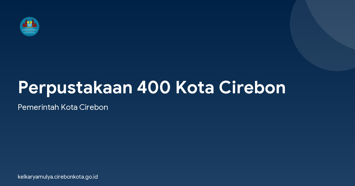 Perpustakaan 400 Kota Cirebon