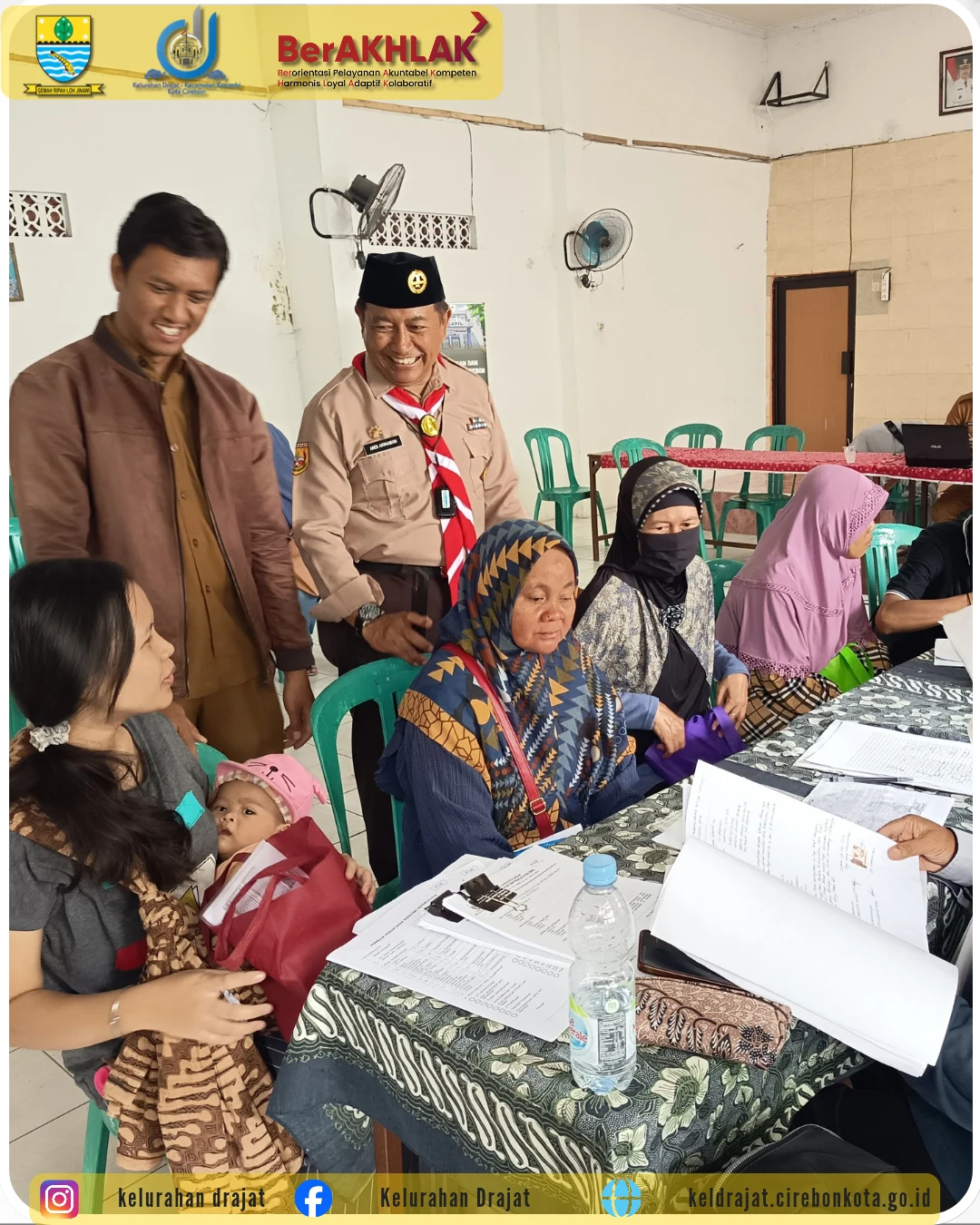 MONITORING PELAYANAN KELILING DISDUKCAPIL DI KELURAHAN DRAJAT