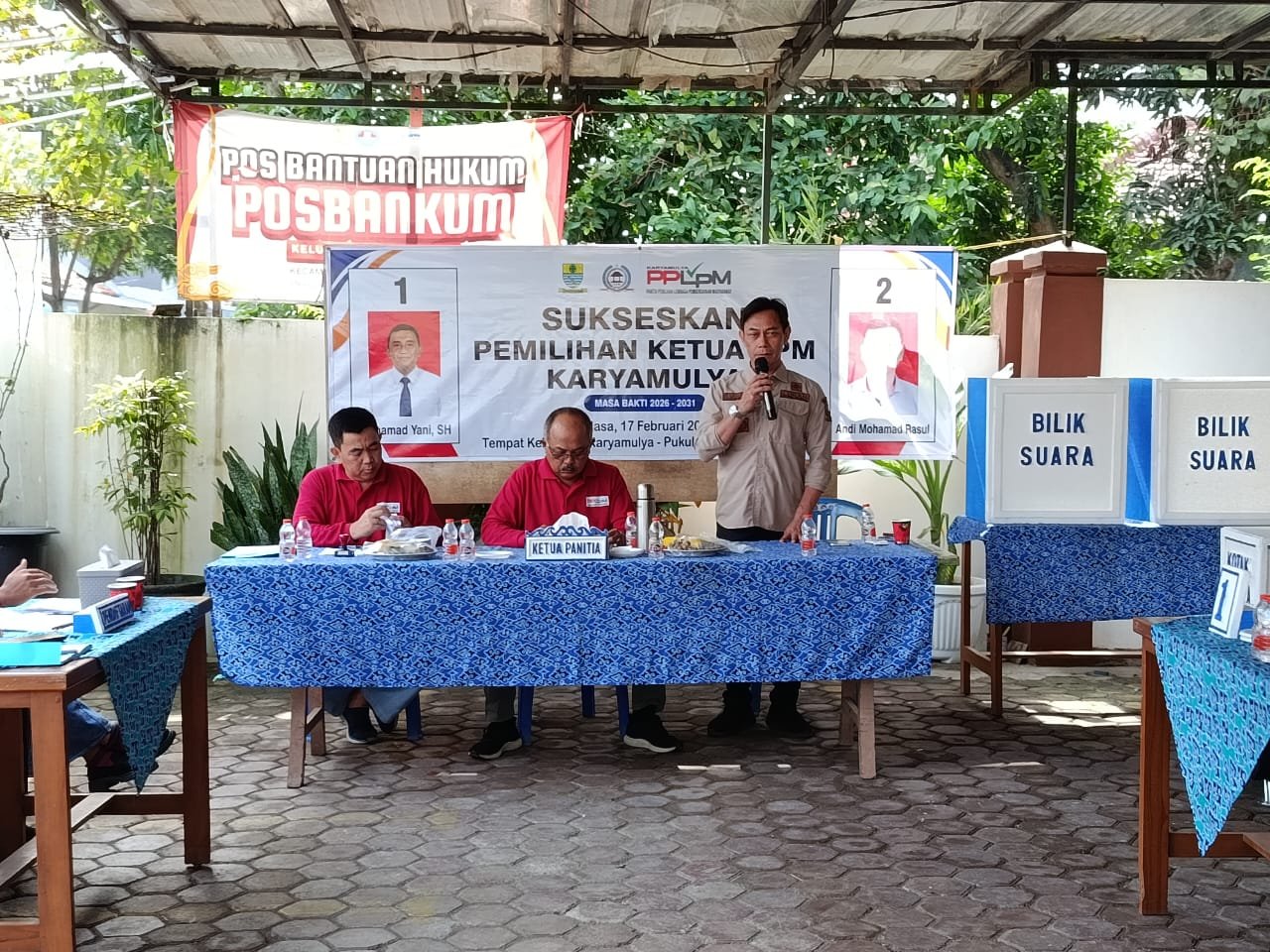 Lurah Karyamulya Hadiri Pemilihan Ketua LPM Masa Bakti 2026 - 2031